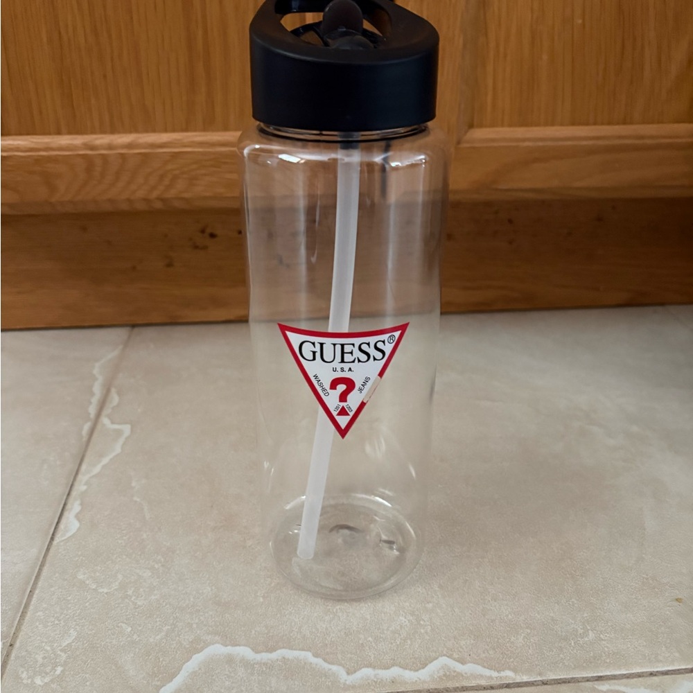 Guess Transparent Bottle with Black Cap
